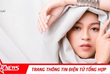 Ngọc Trang-Đại sứ Áo dài Hutech lộng lẫy làm mẫu ảnh cho Màn Nghệ thuật