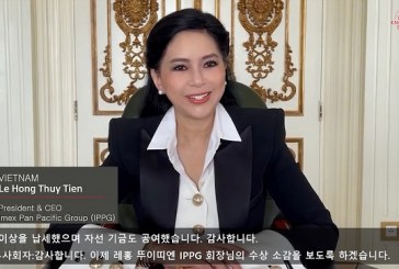 Phu nhân tỷ phú Johnathan Hạnh Nguyễn lại đoạt thêm giải Doanh nhân Châu Á 2021