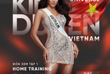 Teaser tập 1 Road To Miss Universe 2021: Á hậu Kim Duyên được huấn luyện qua màn hình online, tập catwalk tại “hành lang chung cư”