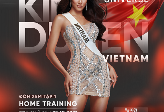 Teaser tập 1 Road To Miss Universe 2021: Á hậu Kim Duyên được huấn luyện qua màn hình online, tập catwalk tại “hành lang chung cư”