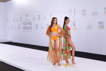 Phần thi trình diễn bikini sơ khảo phía Nam Hoa hậu Hoàn vũ Việt Nam 2022