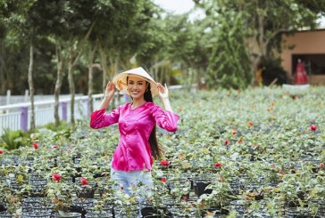 Á hậu Thủy Tiên dịu dàng trong tà Áo dài, tự hào quảng bá quê hương Đồng Tháp