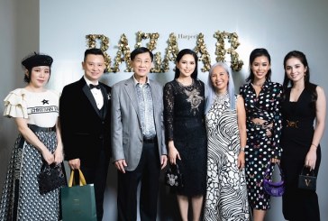 Gia đình “vua hàng hiệu” xuất hiện cùng nhau trong tiệc sinh nhật Harper’s Bazaar Việt Nam