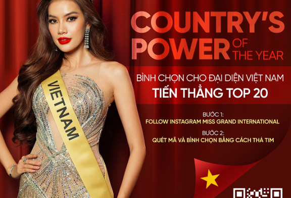 Giới showbiz đổ xô bình chọn đưa Lê Hoàng Phương vào top 10 Hoa hậu Hoà bình