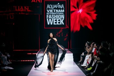 H’Hen Niê – nàng thơ mới của NTK Adrian Anh Tuấn trong BST “Ngân Nga” tại Aquafina Vietnam International Fashion Week